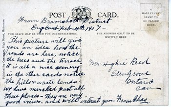 Feb. 4, 1917 postcard, back